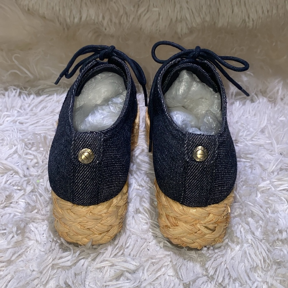 Calvin Klein Denim Platform Shoes - Picture 3 of 9